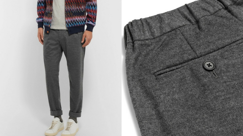 quần dài nam - quần wool Camoshita 1.1 - elle man