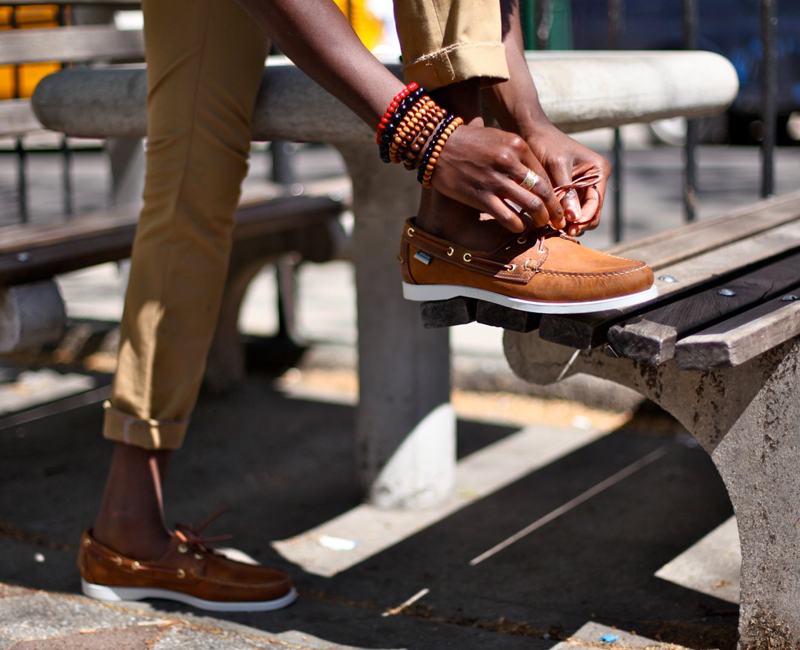 các kiểu giày da nam giới - boat shoes - elleman