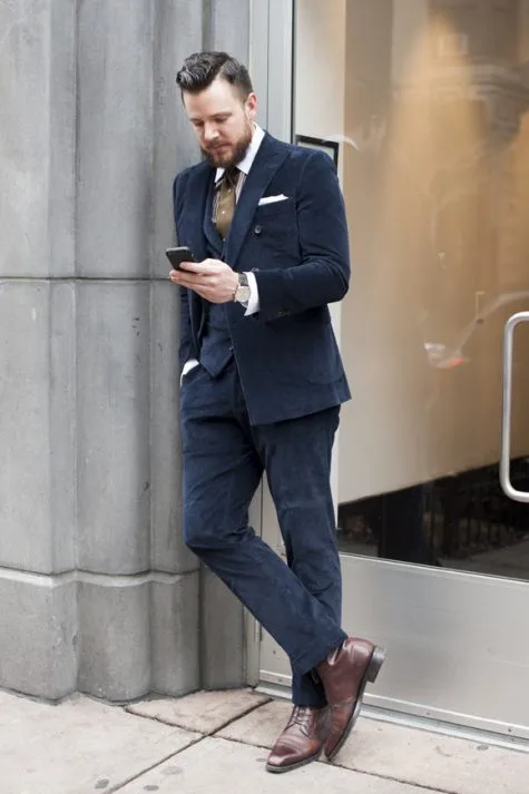 Giày Boots nam ELLE Man Suit và Lace-Up Boots