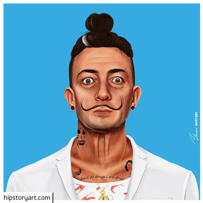 nguoi noi tieng - SALVADOR DALI - elle man