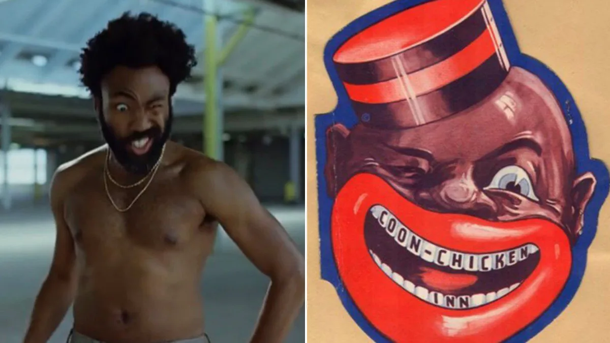 Tự thâm Donald Glover là một hình ảnh chấm biếm người da đen, và cũng là một hình ảnh ẩn dụ cho nước Mỹ.