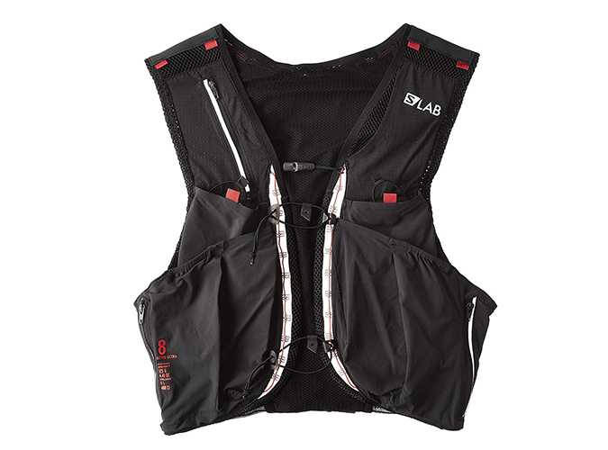 túi thời trang của hãng salomon màu đen dáng gilet