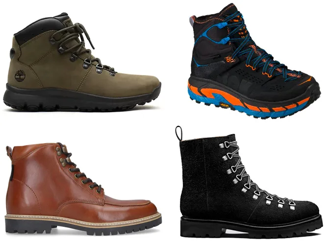 Xu hướng giày nam với các mẫu giày Hiking boots