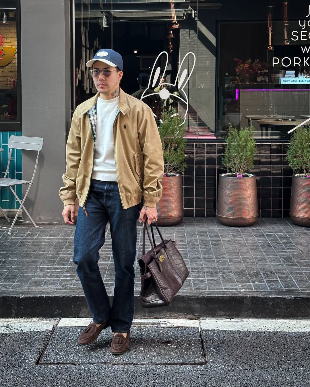 Quần jeans raw denim