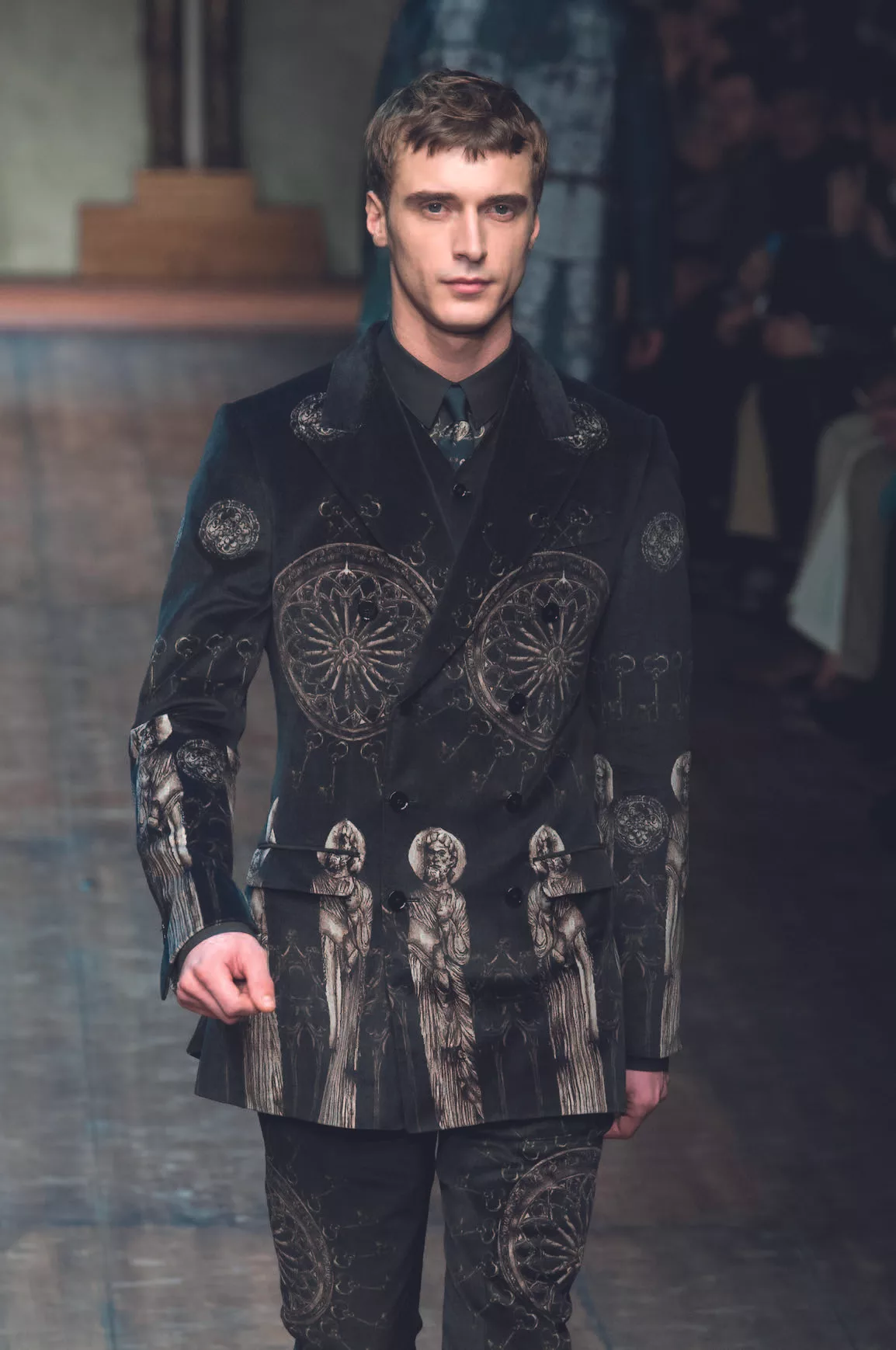 Áo khoác thời trang cho nam in họa tiết của Dolce & Gabbana Áo khoác thời trang cho nam in họa tiết của Dolce & Gabbana