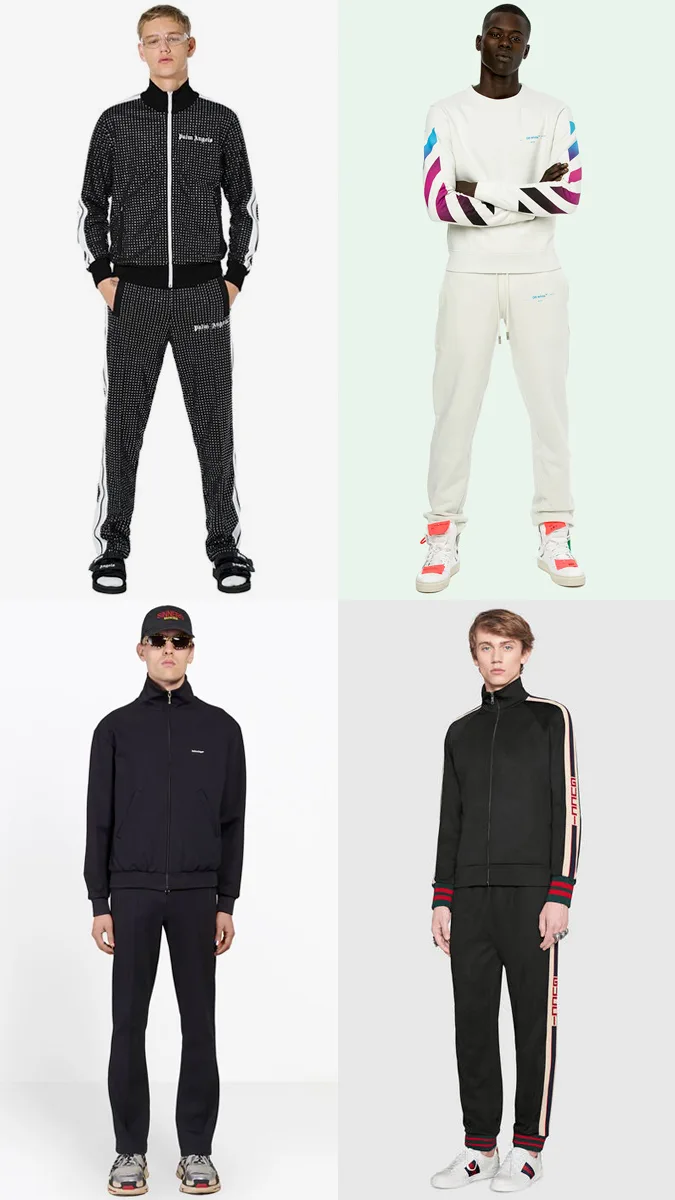 Những nhà mốt lớn cũng thường xuyên trình làng những bộ quần áo tracksuit thanh lịch và thời thượng. Ảnh: Fashionbeans