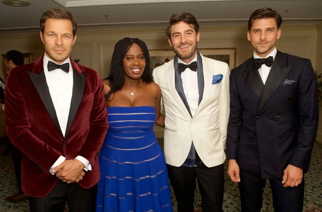 Paul Sculfor, Sophia Davis, Robert Konjic and Johannes Huebl