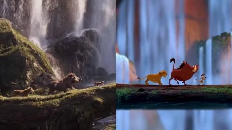 review phim vua su tu - simba & timon & pumbaa live-action 2019 va cartoon 1992 - elle man