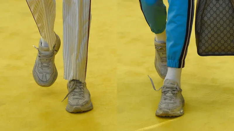 giay the thao ugly sneakers - gucci runner - elle man