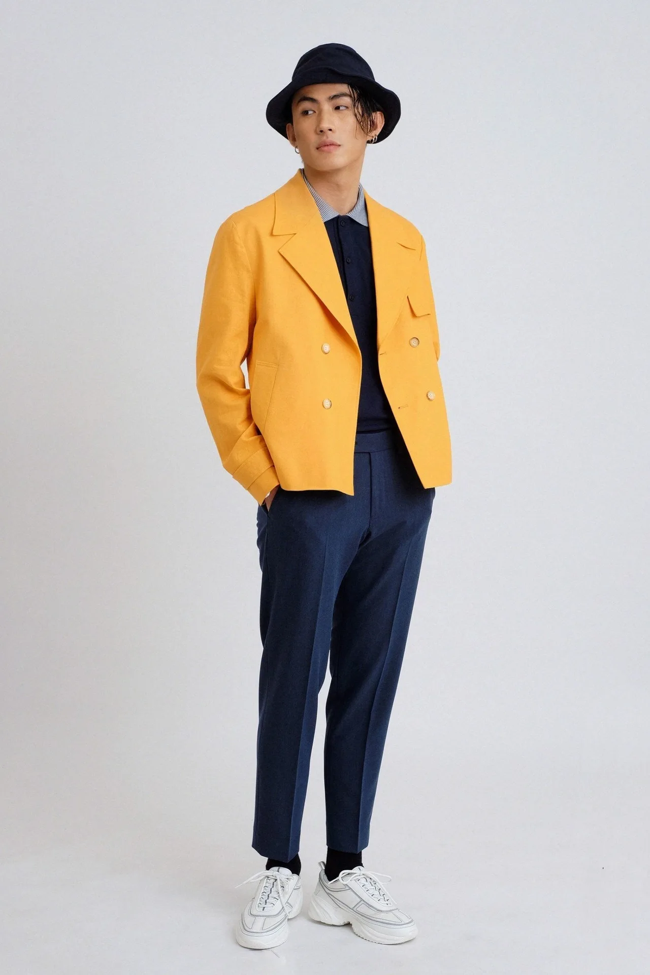 mix match mau vang - Massimo Dutti