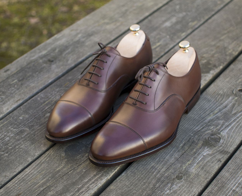 các kiểu giày da nam giới - cap toe oxford - elleman