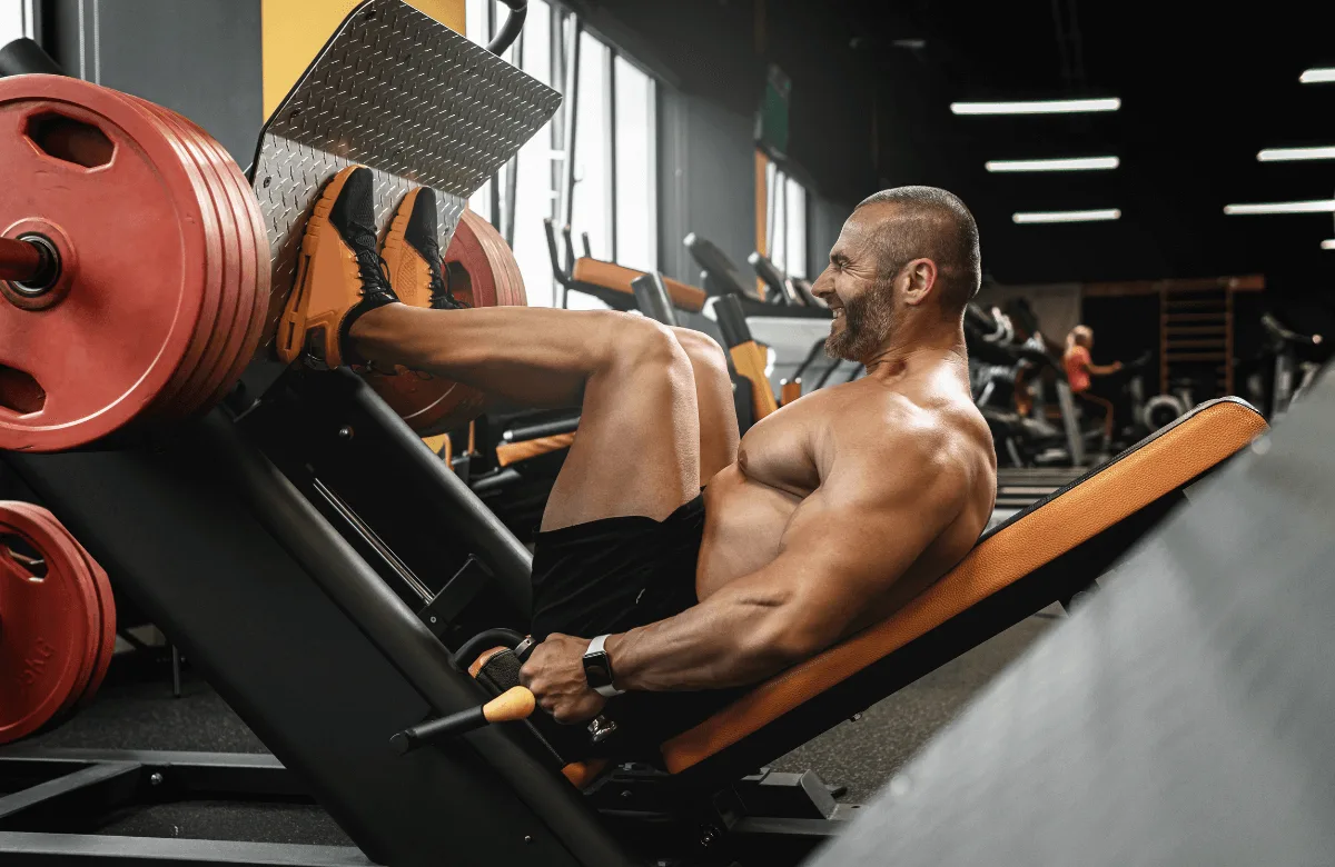 tập gym, leg press