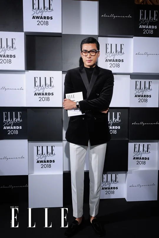 Quang Đại xuất hiện lịch lãm tại lễ trao giải ELLE Style Awards. Ảnh: Đại Ngô Studio