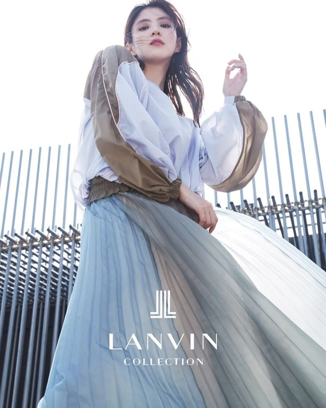 han so hee chụp hình thời trang cho lanvin